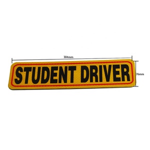 Pegatinas magnéticas reflectantes para el coche, pegatinas magnéticas personalizadas para el conductor del estudiante, las mejores nuevas - Product Image 4