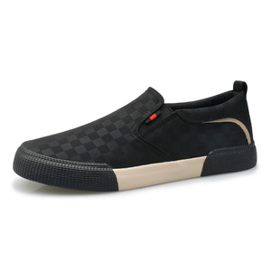 Zapatos de Lona Ligeros y Transpirables para Hombre, Otoño, Nueva Moda, Diseño Color Block, Casuales, de Caña Baja - Product Image 5