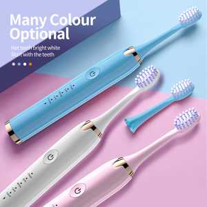 Smart Sonic Vibration Rechargeable Adult Electric Antibacterial Soft Bristle <strong>Toothbrush</strong> with 5 Cleaning Modes for Home Use - Product Image 3