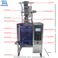 Máquina automática de envasado de líquidos en sobres con sellado de cuatro lados y muesca de fácil apertura en V para envasado de jugos, leche de soja y bebidas