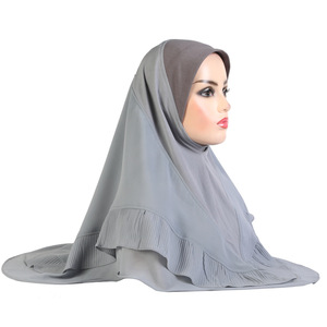 Vente de gros Hijabs instantanés pour femmes, Offre Spéciale filles, adultes, Hijabs multicolores respirants, Hijabs instantanés pour femmes musulmanes - Product Image 3