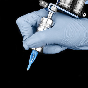 Embouts d'aiguilles de tatouage jetables en plastique bleu, plusieurs tailles de buses pour machine à tatouer, accessoires PMU - Product Image 3