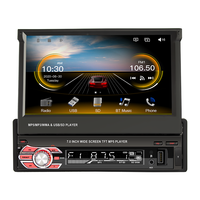 Radio Universal de Coche con Pantalla Táctil de Un Solo DIN, Reproductor MP5 con Carga Rápida, Carplay y Android Auto, Radio de Coche 1 DIN