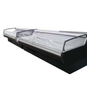 Supermarché <span class=keywords><strong>coin</strong></span> Faible bruit refroidissement par air boucherie viande vitrine fraîche refroidisseur commercial charcuterie affichage réfrigérateur <span class=keywords><strong>boucher</strong></span> - Product Image 4