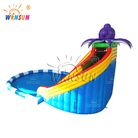 Toboggan aquatique gonflable en PVC hermétique, design pieuvre, pour usage commercial extérieur, grande capacité, idéal pour centres commerciaux