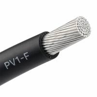 PV1-F TÜV Solar PV-Kabel 2,5 4 6 mm² Einadrig DC 1,0kV Halogenfrei Wetter- und Ozon-UV-Beständig für Photovoltaik-Systeme und Dächer