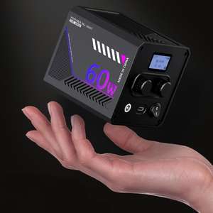 48W Battery-Powered COB RGB LED Video <strong>Light</strong> with 2800K-6500K Color Temp Portable Mini Design for Photography &amp; Video Recording - Product Image 2