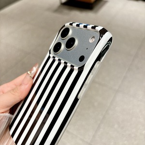 Custodia per telefono IMD a righe all'ingrosso per <span class=keywords><strong>iPhone</strong></span> 17 Pro Max, cover antiurto in TPU per <span class=keywords><strong>iPhone</strong></span> <span class=keywords><strong>13</strong></span> 14 Plus 15 16 a righe - Product Image 6