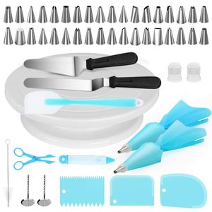 Custom Wholesales 52pcs Icing Piping Tips Nozzle Bag Set Diy Fondant <b>Accessories</b> Supplies Decorating <b>Baking</b> Pastry Cake Tools - Product Image 4
