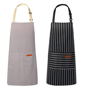 Tabliers de cuisine en gros avec 2 poches, sangle de cou réglable unisexe, tabliers de <span class=keywords><strong>chef</strong></span> doux pour hommes et femmes - Product Image 1