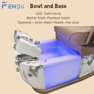 Móveis de Salão de Beleza de Luxo Moderno e Profissional, Cadeira de Massagem Elétrica Reclinável para Manicure e Pedicure - Product Image 5