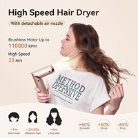 Sèche-cheveux et styler tout-en-un SD6-1015-5, ensemble cadeau 5 en 1 avec fer à boucler, brosse volumisante, diffuseur, concentrateur, idéal pour les voyages, pour femmes
