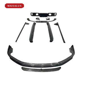 Kit de carrocería de carbono seco para <span class=keywords><strong>Porsche</strong></span> 911 992 <span class=keywords><strong>Turbo</strong></span> <span class=keywords><strong>S</strong></span> actualización a estilo Techart labio delantero falda lateral alerón difusor trasero Bodykit - Product Image 6