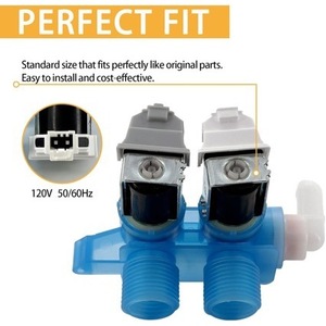 W10289387 วาล์วน้ำเข้าเครื่องซักผ้า 120V อะไหล่ทดแทนสำหรับรุ่นฝาหน้า - Product Image 3