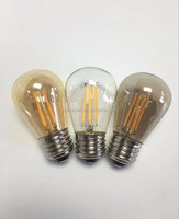 Éclairage de restaurant S14 Dimmable E26 E27 Ampoule à filament LED 1 watt