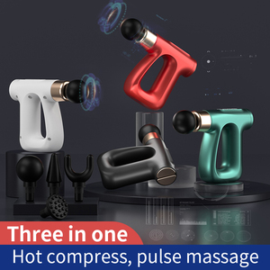 <span class=keywords><strong>2026</strong></span> nueva pistola de masaje 3 en 1 compresa caliente pulso Mini masajeador profesional portátil aliviar el edema relajación muscular - Product Image 5