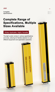 Ultra-Thin 40mm Axis Spacing <strong>Optical</strong> Switch Safety Light Curtain <strong>Sensor</strong> Fast Response Front Safety <strong>Grating</strong> <strong>Sensor</strong> - Product Image 4