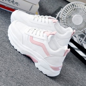 Chaussures de sport pour femmes, chaussures décontractées tendance, chaussures en cuir imperméables, confortables, respirantes, ballerines blanches, plateformes pour femmes - Product Image 2