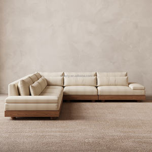 FERLY Set di <span class=keywords><strong>Divani</strong></span> <span class=keywords><strong>Moderni</strong></span> Americani di Alta Qualità, Combinazione Profonda a Forma di L <span class=keywords><strong>con</strong></span> Spazio di Archiviazione per Soggiorno - Product Image 2