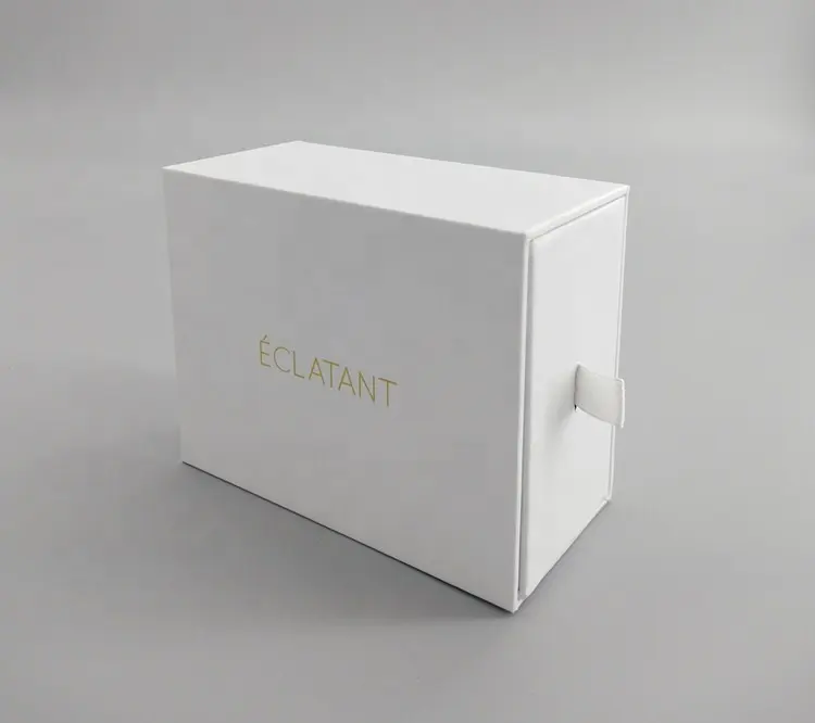 Boîte cadeau en papier personnalisé de luxe, pour l'emballage de colliers