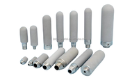 Diffuseur d'air poreux en métal fritté en acier inoxydable 316L avec filetage mâle NPT 1/4 pouce pour capteur de CO2
