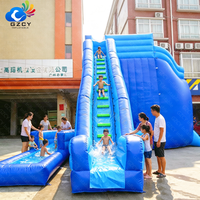 Piscine gonflable avec toboggan aquatique pour adultes et enfants, prix d'usine