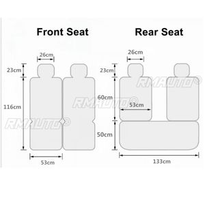Funda Protectora Universal de Lujo para Asiento de Coche, de Cuero, Antideslizante, para las Cuatro Estaciones, Accesorios Interiores para Coche Universal - Product Image 6