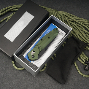 Couteau de chasse pliable BM-Osborne 940, outil de survie industriel EDC pour l'extérieur, lame CPM-S30V, manche en alliage d'aluminium, couteau de 19,6 cm - Product Image 5