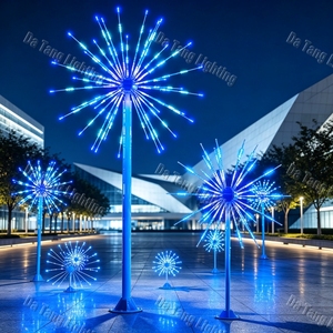 Lumière LED 3D RGB à motif feu d'artifice, étanche IP65, pour affichage paysager extérieur, parcs à thème et Noël - Product Image 6