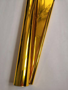 Carta stagnola Color <span class=keywords><strong>oro</strong></span> timbratura a caldo materiale per animali domestici per il trasferimento di stampa su tessuto PVC PP o PT <span class=keywords><strong>Film</strong></span> - Product Image 5