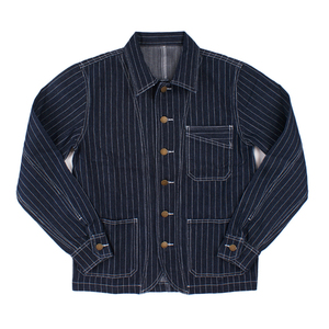 Chaqueta Vaquera LEDUO para <span class=keywords><strong>Hombre</strong></span>, Chaqueta Vaquera con Rayas Verticales, Chaqueta Informal para Uso Diario - Product Image 1