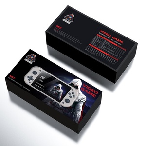 Console de jeu portable EmuELEC, écran HD de 4,3 pouces, 25 émulateurs PS1 N64 MAME Arcade, carte TF de 64 Go 128 Go, double joystick, joueur M17 - Product Image 1