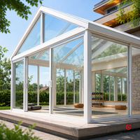 Pergola motorisée moderne en aluminium MEXIN avec toit rétractable en verre trempé, anti-corrosion, imperméable, pour villa extérieure, véranda