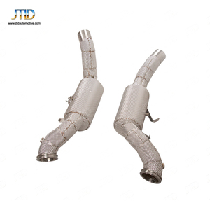 Sistema de Escape Completo Catback para <span class=keywords><strong>Maserati</strong></span> Levante SUV 3.0L <span class=keywords><strong>V6</strong></span> <span class=keywords><strong>Biturbo</strong></span>, Hecho de Acero Inoxidable T304, con Válvulas, para Mejora del Rendimiento - Product Image 6