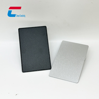 Kontaktlose Zahlung NFC RFID Lasergravur Bank-Kreditkarte Metall NFC Smart Card Titan