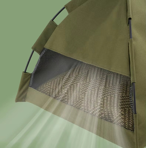 Casa para Mascotas (Perros y Gatos) Semicerrada, Lavable, con Patrón Sólido, para Exteriores, Universal para las Cuatro Estaciones - Product Image 6