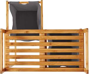 Bsci Lfgb Panier à linge à double compartiment Panier à linge en bambou - Product Image 3