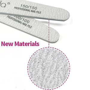 10 stuks/set professionele nagelvijlen 80/100/150/180/240 grit grijze nagelvijl voor acryl- en gelnagels herbruikbare vijlen - Product Image 5