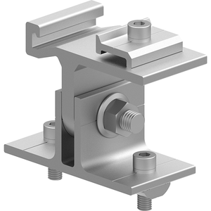 Support de montage de panneaux solaires pour toit plat GL de haute qualité, inclinable et réglable, avec pieds avant et arrière, résistant aux vents de 60 m/s - Product Image 3