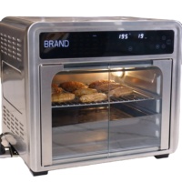 Nuevo Diseño 2025 Freidora de Aire Horno a Gas de 28L 1700W Saludable Eléctrica Electrodoméstico de Cocina Multifuncional sin Aceite