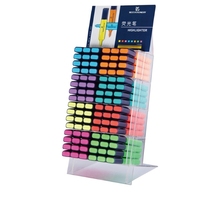 Bestationery – Ensemble de surligneurs à pointe souple parfumés, colorés, personnalisables avec logo, pour promotion, en vrac, fabriqués en Chine