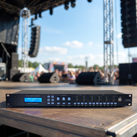 Processeur audio numérique intelligent DSP professionnel à 4 entrées et 8 sorties, très vendu, pour système de sonorisation de scène.