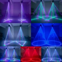 Laser d'animation DMX ILDA 1-20W pour mariage avec contrôle mobile RGB, construction métallique, protection IP25 et refroidissement par air