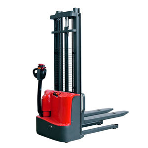 Apilador eléctrico de elevación de alto 4,5 metros totalmente eléctrico <span class=keywords><strong>Straddle</strong></span> Pallet Walkie <span class=keywords><strong>Stacker</strong></span> Adj Fo Walkie <span class=keywords><strong>Electric</strong></span> Forks Over <span class=keywords><strong>Stacker</strong></span> - Product Image 6
