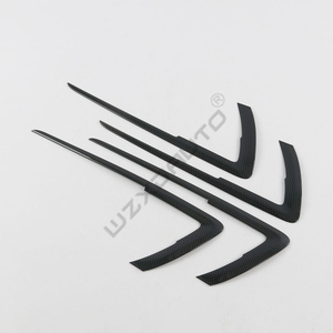 WZXD 24 Panel de <span class=keywords><strong>puerta</strong></span> <span class=keywords><strong>interior</strong></span> de carbono embellecedor <span class=keywords><strong>Protector</strong></span> de <span class=keywords><strong>puerta</strong></span> de <span class=keywords><strong>coche</strong></span> cubierta <span class=keywords><strong>Interior</strong></span> reposabrazos protección para Fortuner - Product Image 5