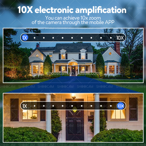 ShooCam 8mp 10X PTZ 와이파이 카메라 야외 HD IP66 2.4g 5g 보안 카메라 홈 와이파이 4g 양방향 오디오 와이파이 보안 카메라 - Product Image 5