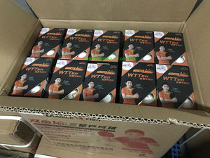 Palline da ping pong a 3 stelle approvate WTT V40 + ITTF a doppio pesce - Product Image 4