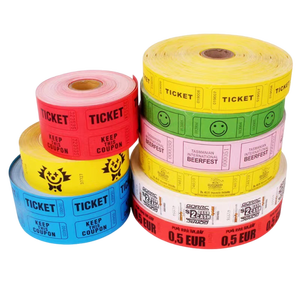 Tickets de loterie à tirette personnalisés en vrac Matériau étanche pour les centres de <span class=keywords><strong>casino</strong></span> et d'arcade - Product Image 4