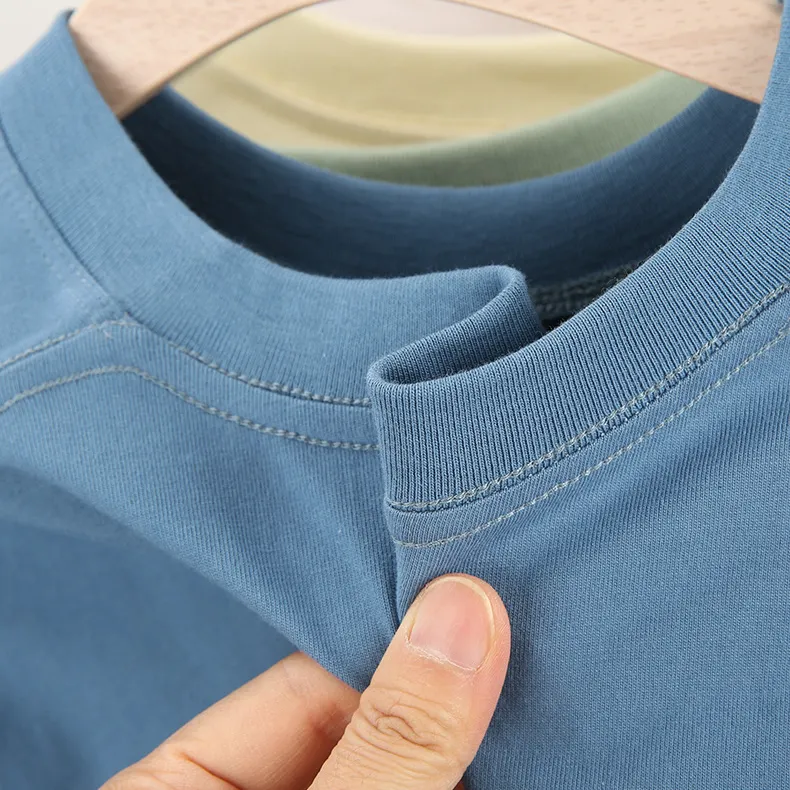 Großhandel Baumwolle Unisex T-Shirt Custom Blank Drop Schulter Plain Overs ized T-Shirt