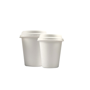 New Hot Luxury Biodegradable Disposable 16oz Double Wall Natural Color Sugarcane Bagasse Eco-Friendly Camping Drink <strong>Paper</strong> <strong>Cup</strong> - Product Image 5